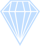 Single Blue Diamond